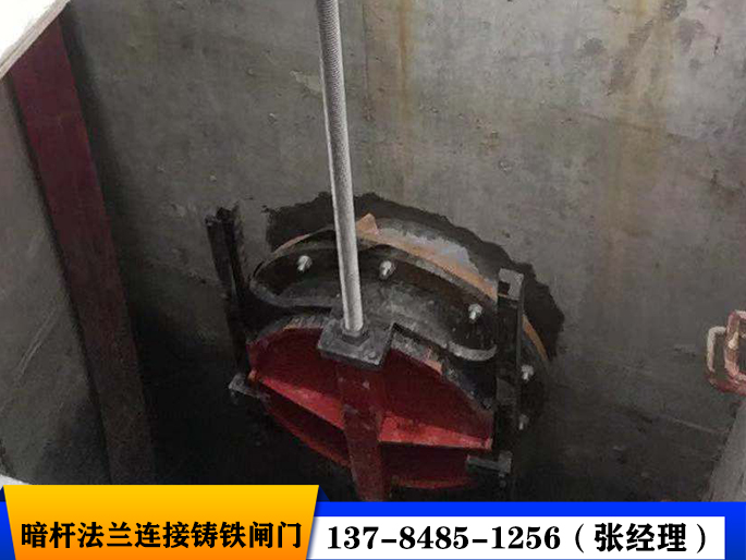 法兰式铸铁闸门